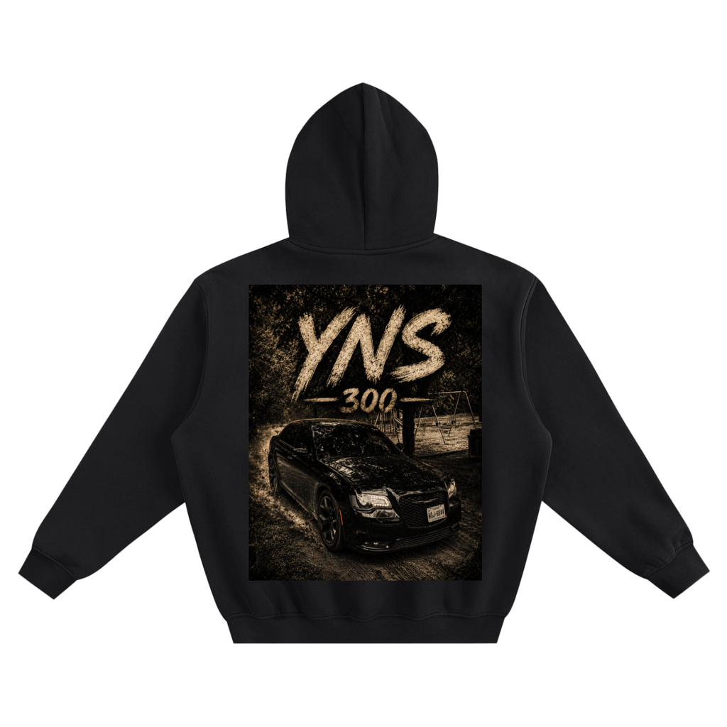 YNS 300 Fleeced Boxy Hoodie