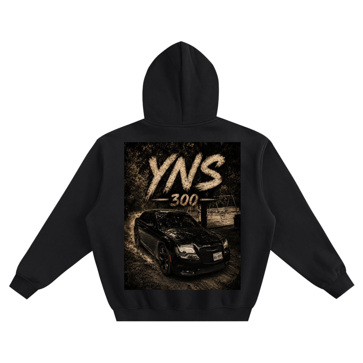 YNS 300 Fleeced Boxy Hoodie