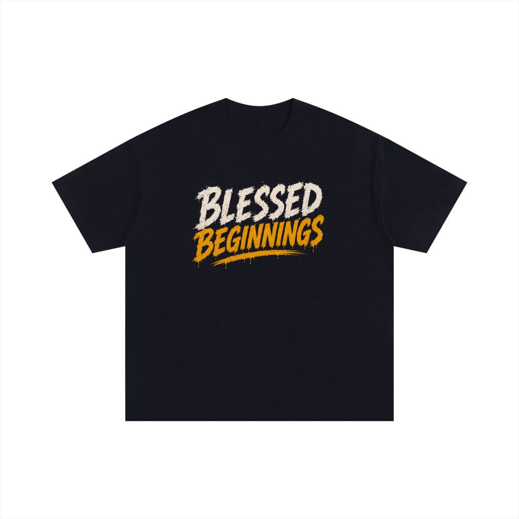 Blessed beginnings Cotton T-Shirt